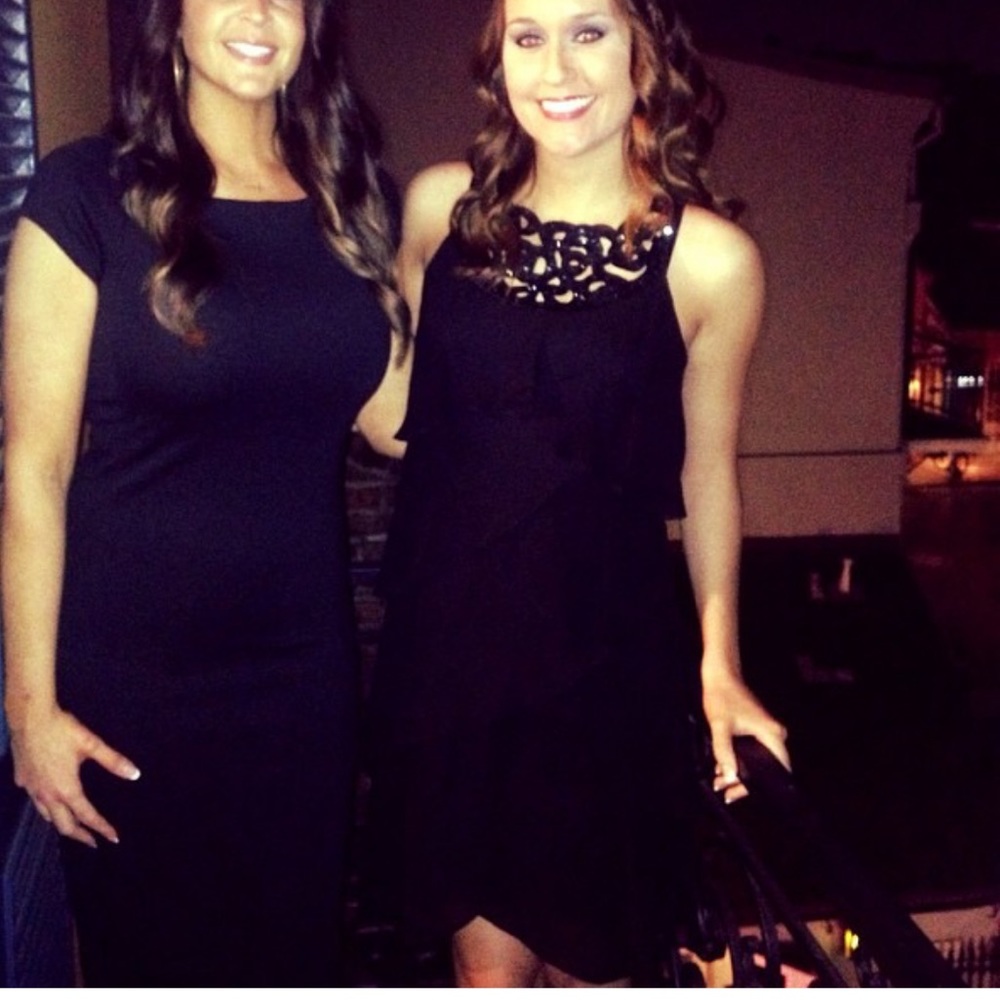 Black sequin dress (almost flapper like dress)